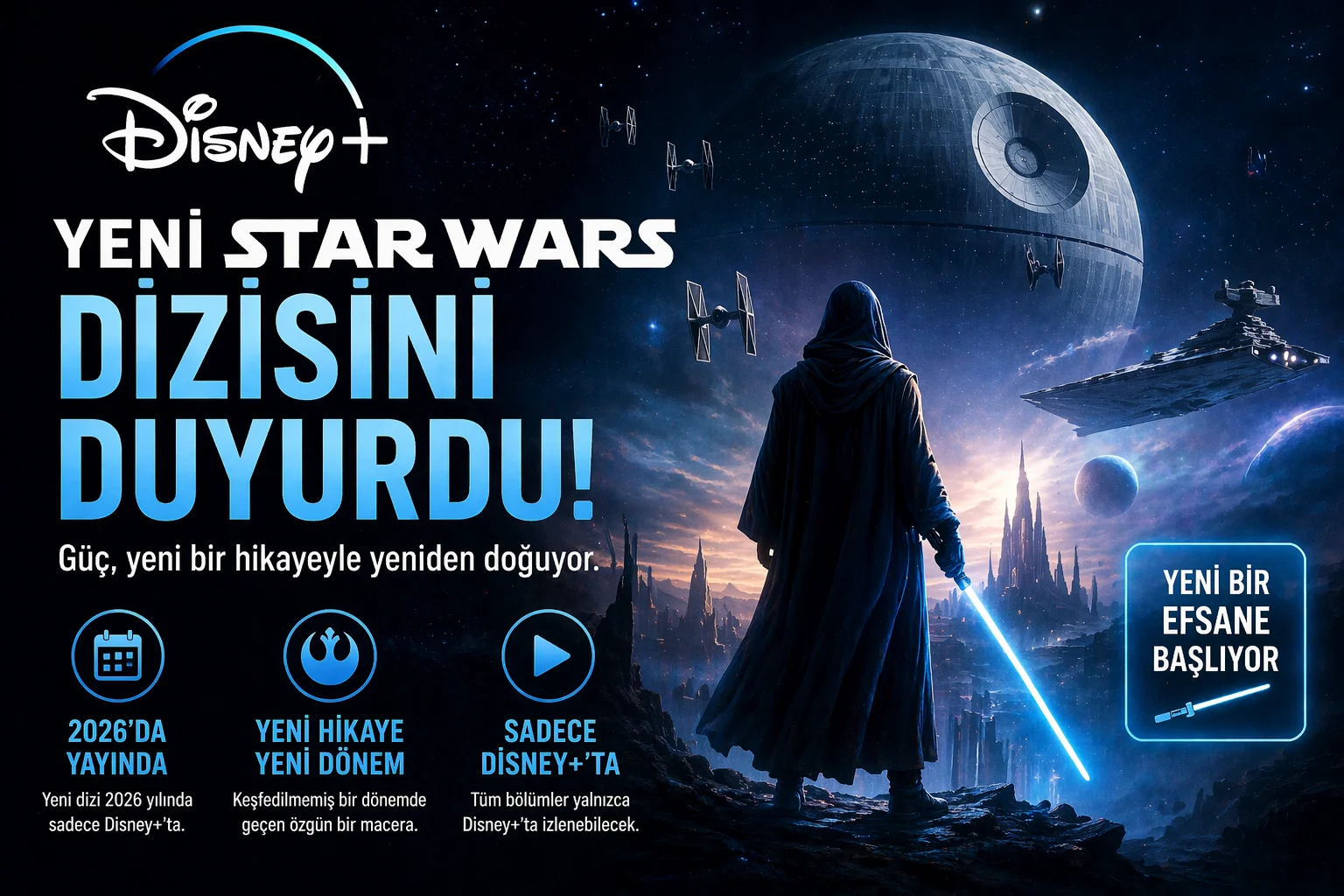 Disney+ Yeni Star Wars Dizisini Duyurdu