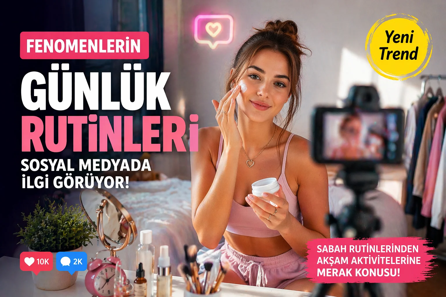 Fenomenlerin Günlük Rutinleri Sosyal Medyada İlgi Görüyor